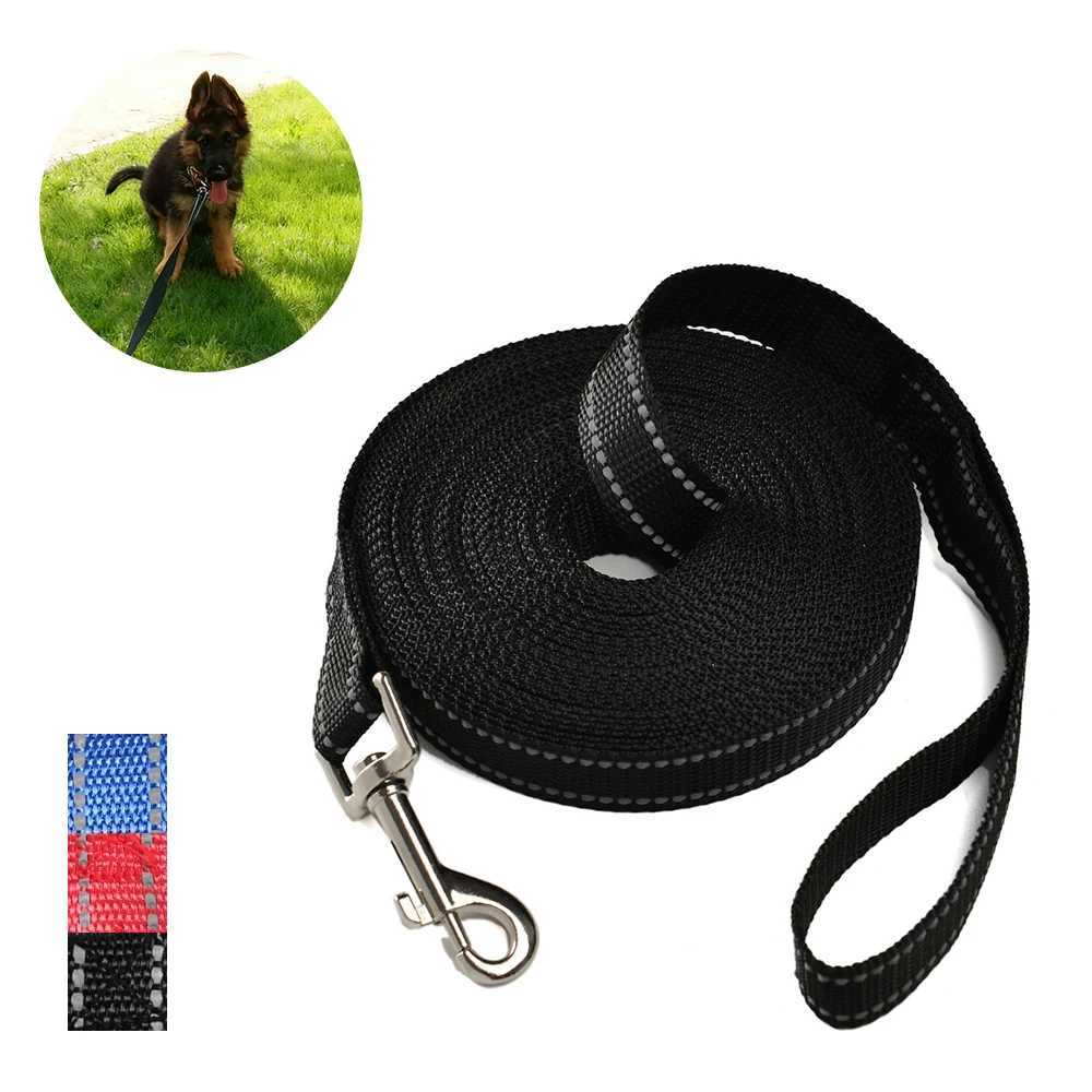 Pet Leash Reflective Nylon Dog Leash For Small Big Dogs Outdoor Walking Long Strap Pet Lead Rope Labrador Traction Lanyard Belt J251110