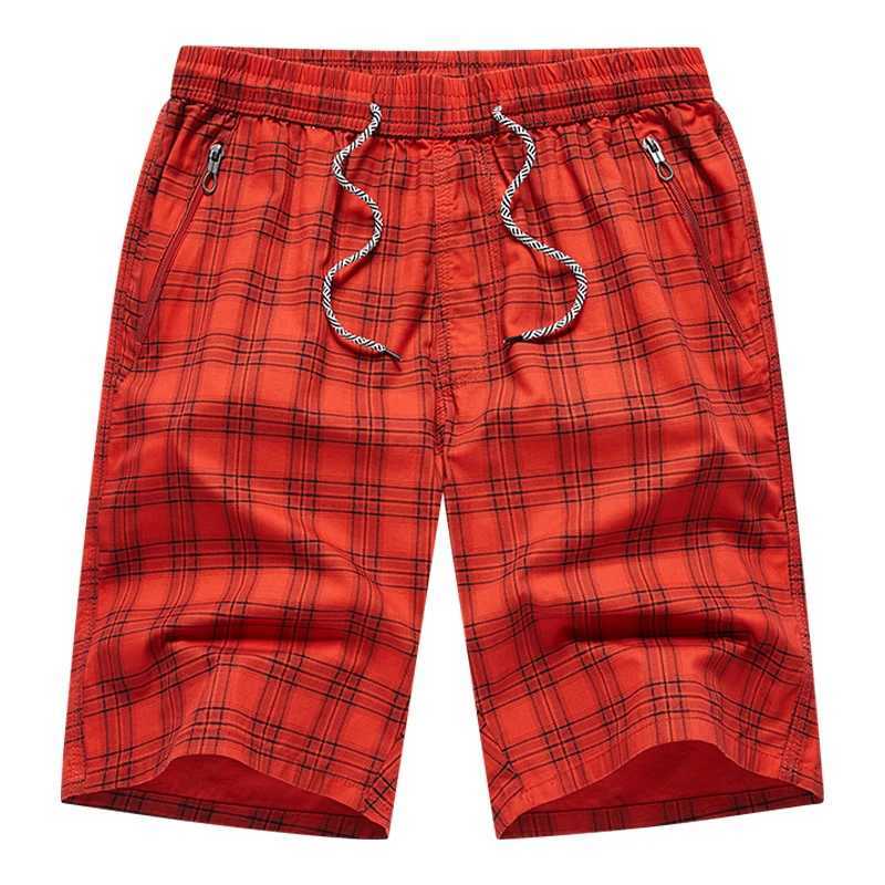 Mens fashionable summer breathable casual shorts with elastic waist suitable for beach vacations and daily wear X250410