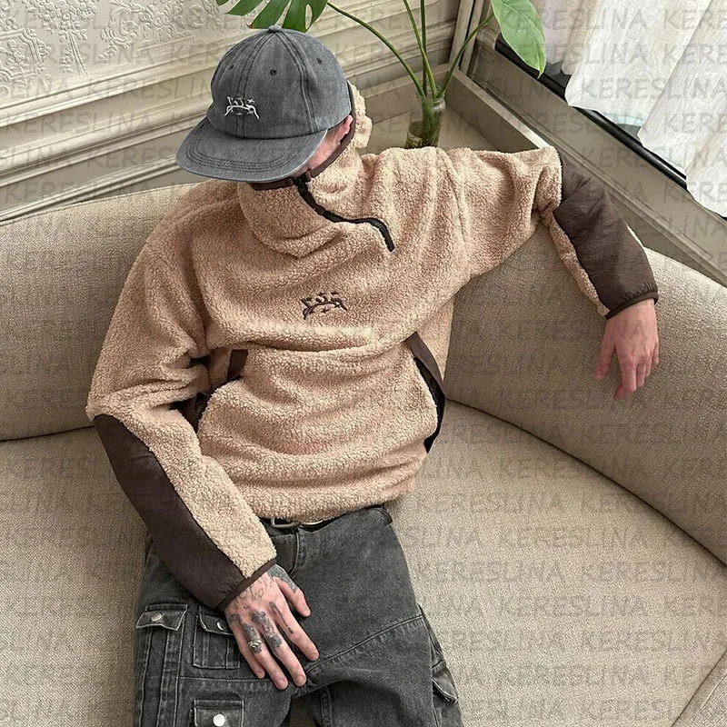 Hooded Fleece Jacket Thick Warm Top Hoodie Loose Sweatshirt Autumn Winter Collection for Comfortable Casual Wear 251107