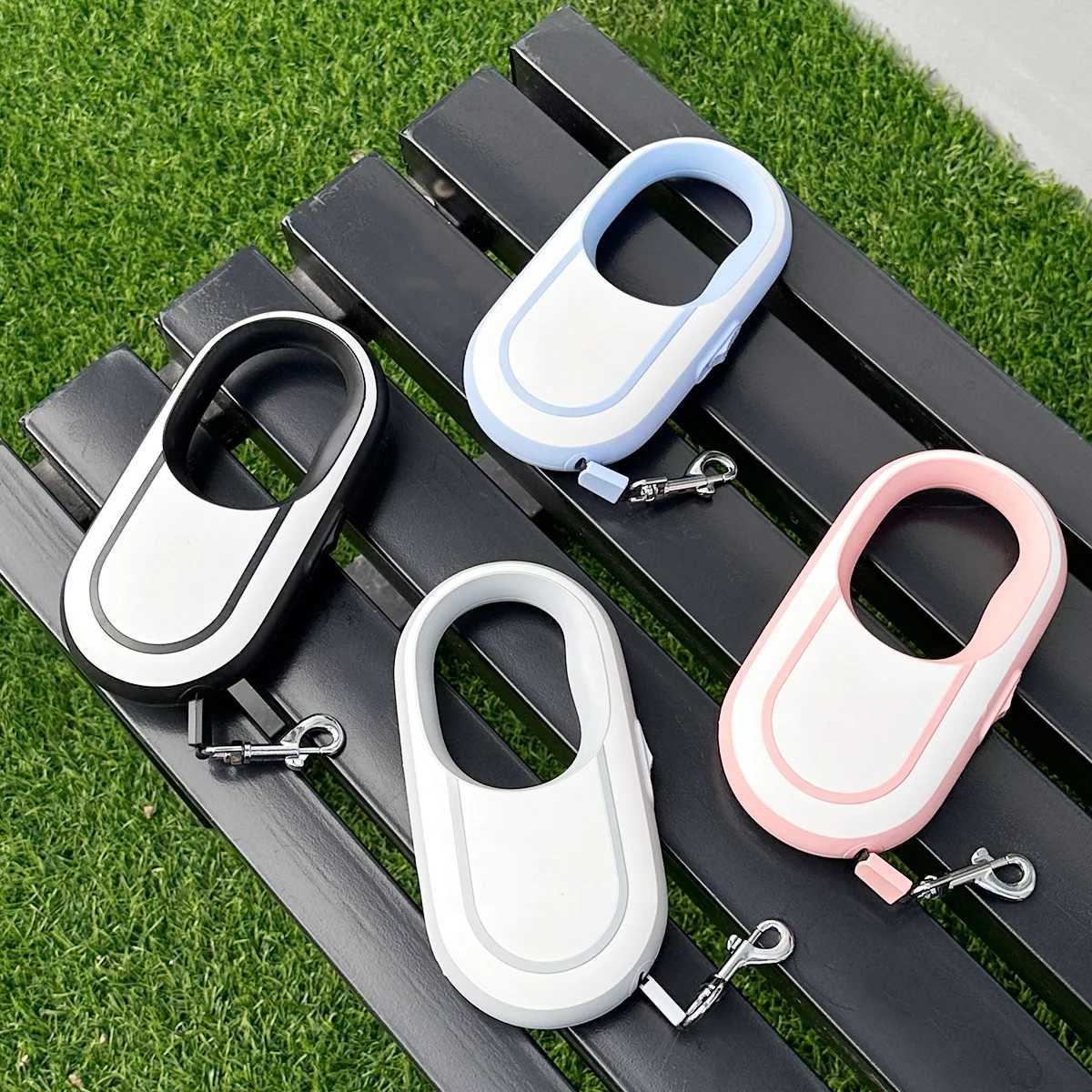 Tangle-Free Retractable Dog Leash Strong Nylon Tape One-Handed Brake Automatic Retractable Dog Walking Chain J251110