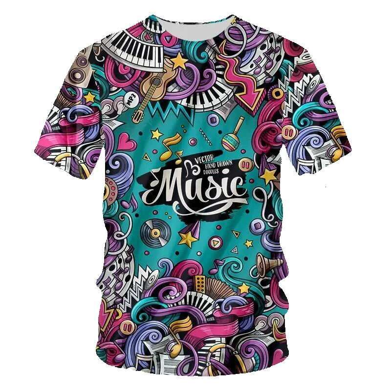 3D Printed JetingGraphic Men's and Women's Pattern Haruku, Hip Hop Pop Music T-shirt, Summer Casual Short Sleeve, Y2K, Y-Streetwear