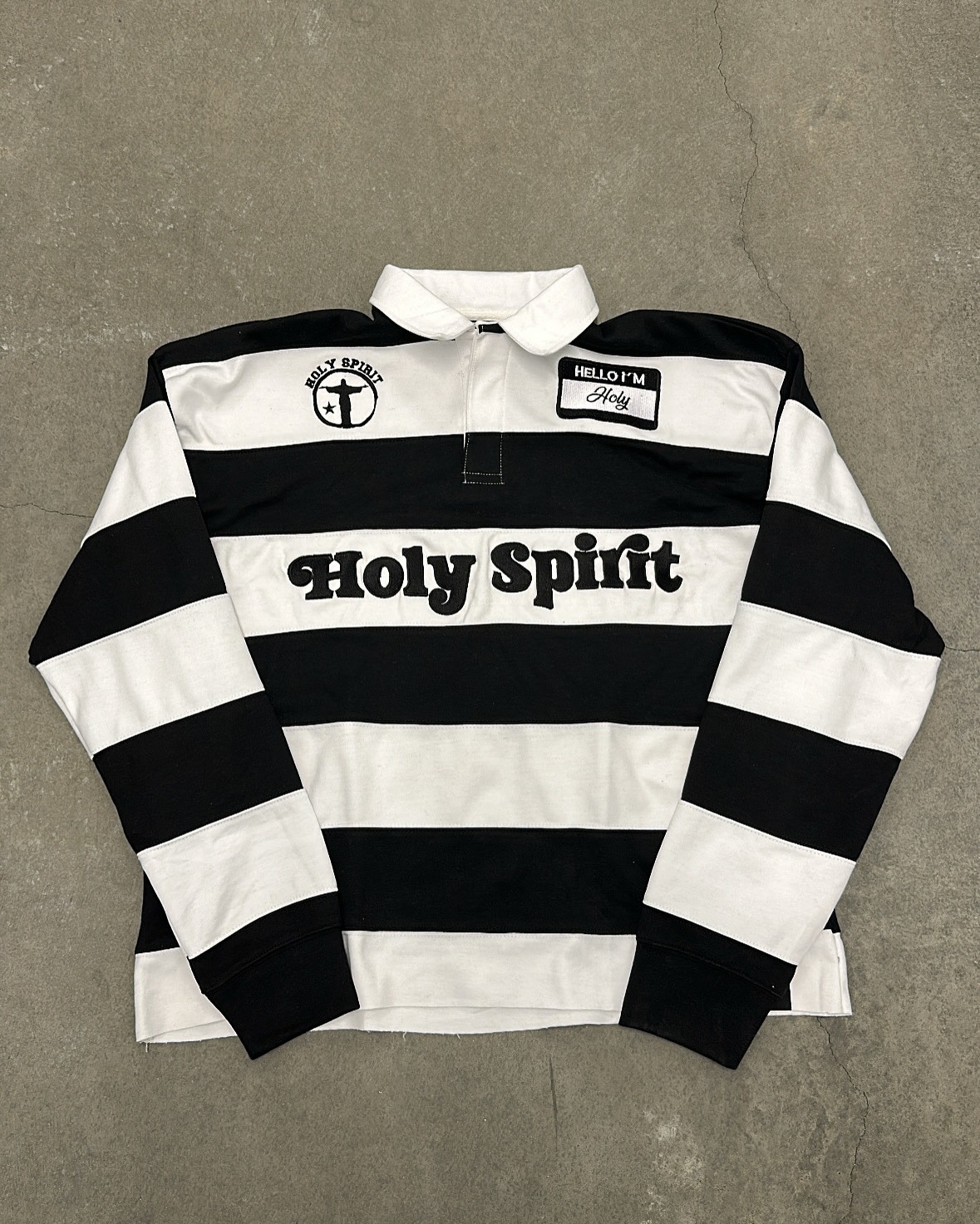 Men's Designer Polos American Street Style Embroidered Letter Polo Shirt Vintage Color-Block Striped Long-Sleeve T-Shirt Oversized Baseball Colla