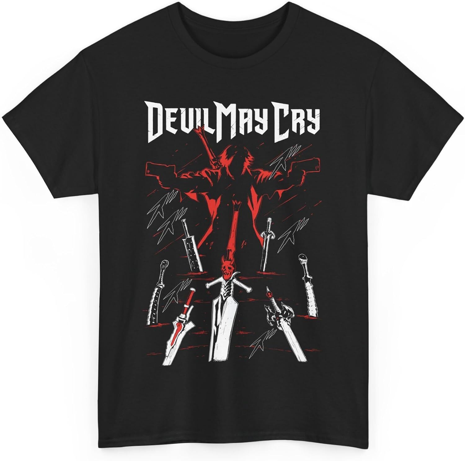 T shirt for Mens Devil May Cry Dante Graphic Tee Casual Tops Clothes Short sleeve cool