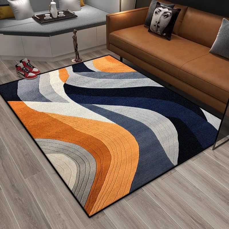 New Trend Geometric Pattern Area Rugs for Living Room Decor Home 3D Printed Carpets Luxury Bedroom Non-slip Floor Mat Lounge Rug Y251110