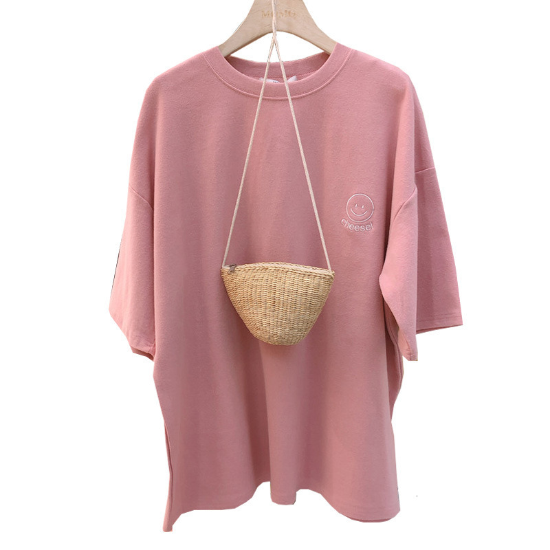 2025S Designer Women S T Shirt Embroidered Short Sleeved For Women S Instagram Trend Summer New Korean Loose Large Size Student T Shirt Dongmen Women 