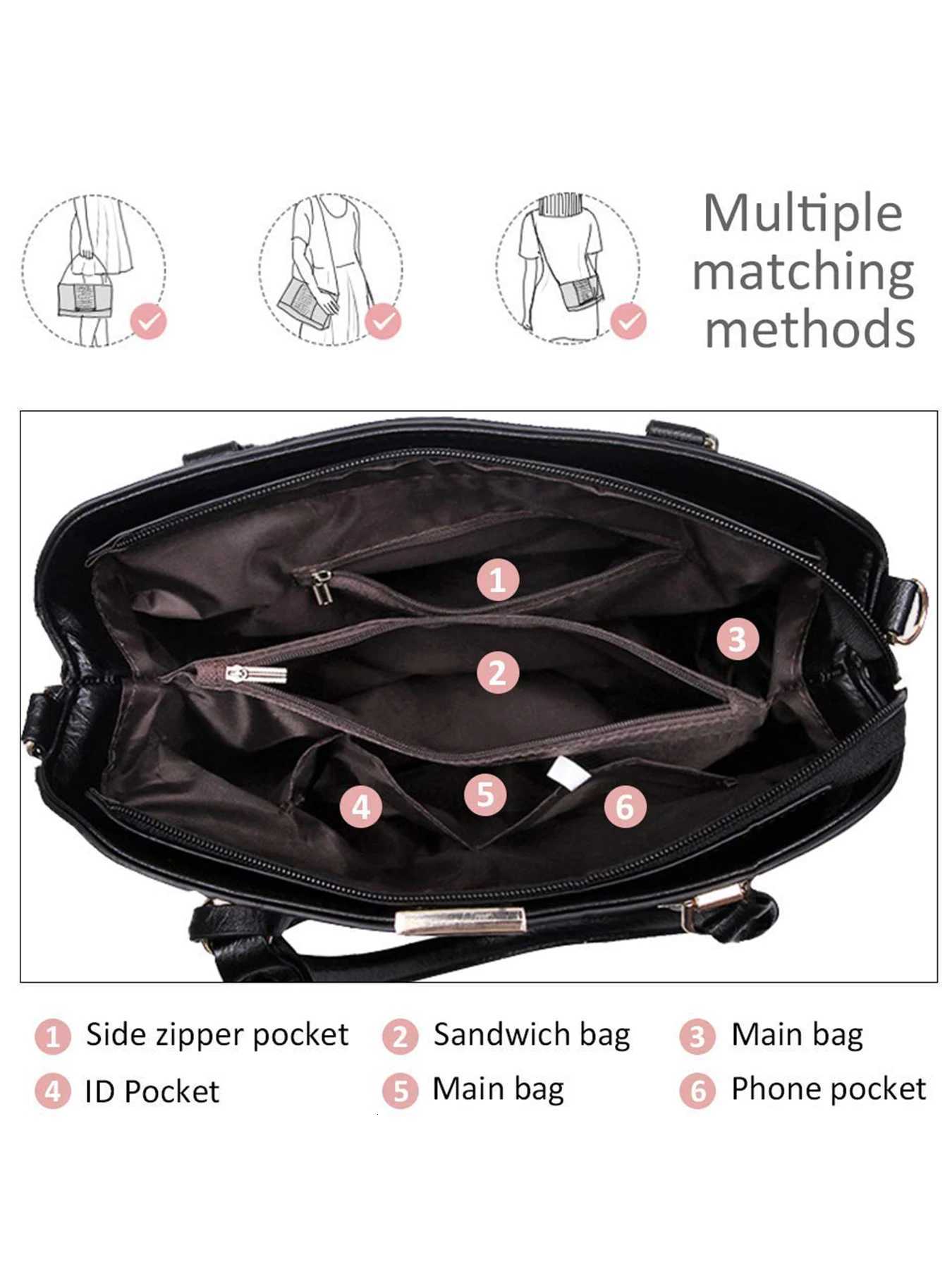 PahajimFashionWomenHandbagsPU LeatherAdjustableHandleSatchelShoulderBagsLadies Tote Bag Casual for OutdoorWorkingGifts forWomens K251110