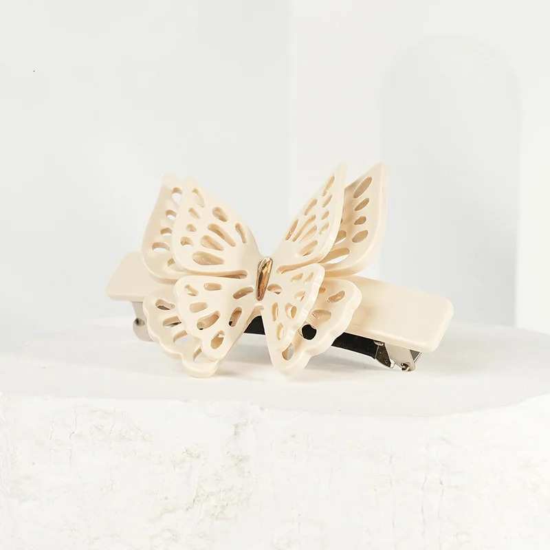 handmade hair accessories suitable for girls butterfly Parisian French ed hair clip bucket claw used for dances 250409