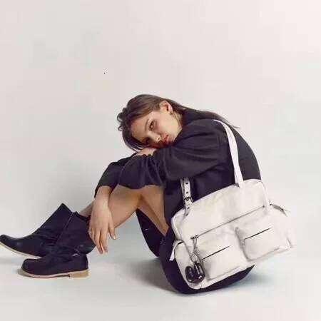 Korea New 2025 Motorcycle Bags Women's Crossbody Small Designer Commuter Handbag Cowhide Leather Single Shoulder Bag