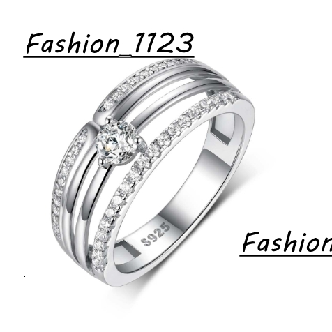 Moissanite Ring Fashionable and Elegant Womens Ring