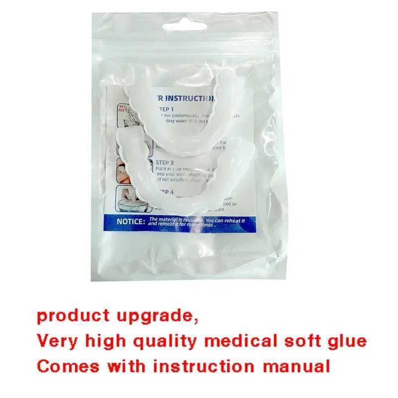 Sdatter 1 set of hot smile dentures cover denture veneer white bracket white teeth buckle cosmetic dental care M250410