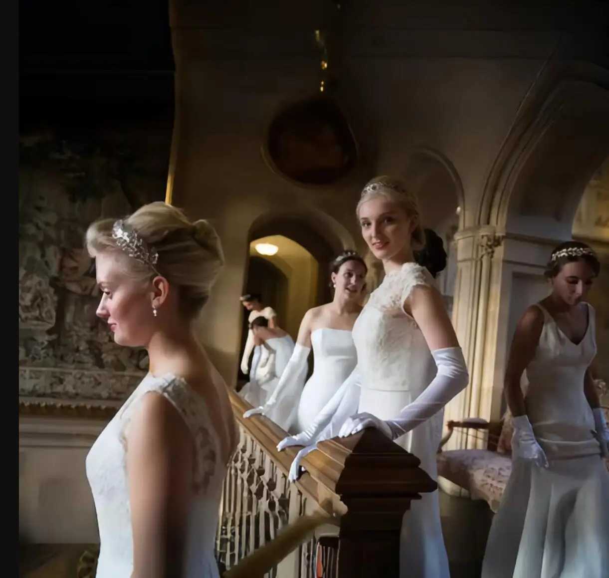 Wedding Bride Gloves Black Covers Arms White Long Satin Elegant Women Evening Party Finger Mitten Gants Mariage L251110