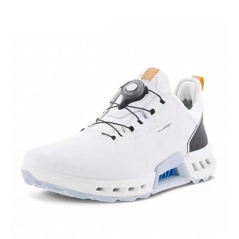 New Waterproof Walking Shoes for Men and Women - Perfect for Golf Training Genuine Leather SneakersC250410