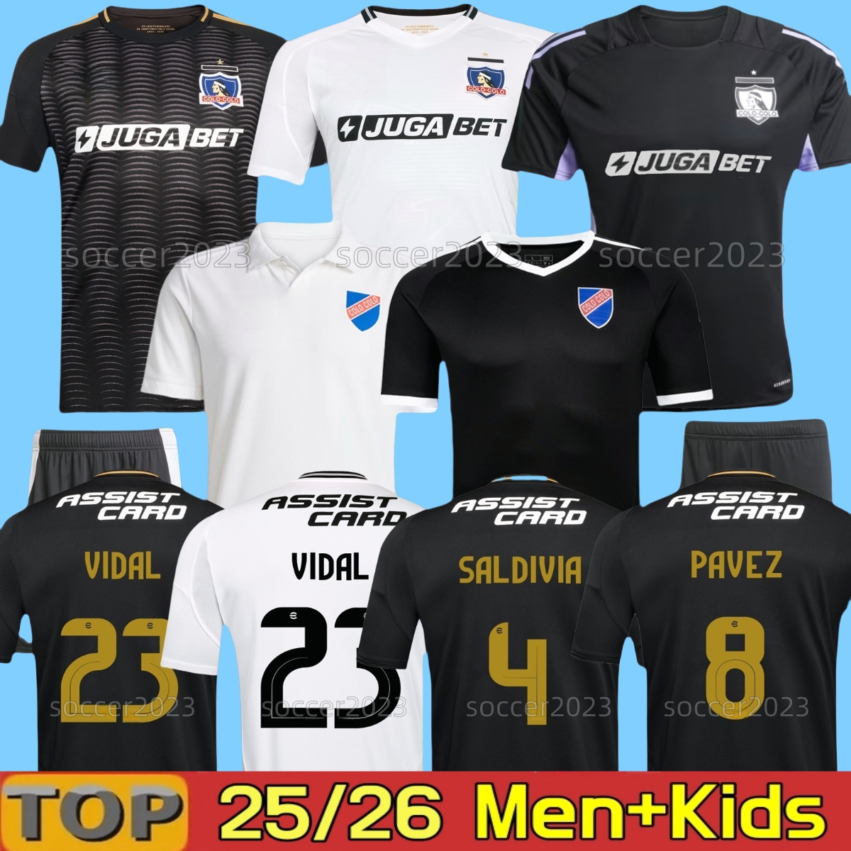 2025 2026 colo colo Centenary soccer jerseys 25 26 Brayan Cortes Sebastian Vegas 100th Victor Mendez Claudio Aquino PALACIOS FALCON vidal football shirt MEN kids