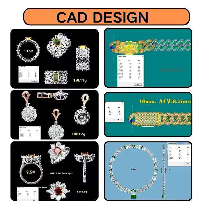 Custom 925 Silver Men's Hip Hop Cuban Necklace VVS Iced Silica Stone Chain