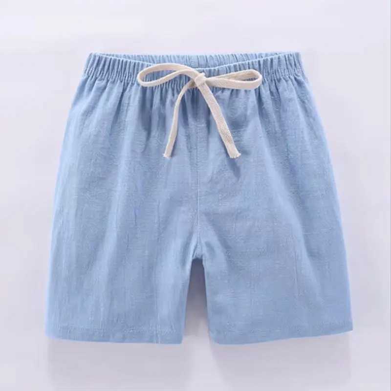 Boys and girls shorts pure cotton breathable summer casual sports beach childrens shorts Z250410