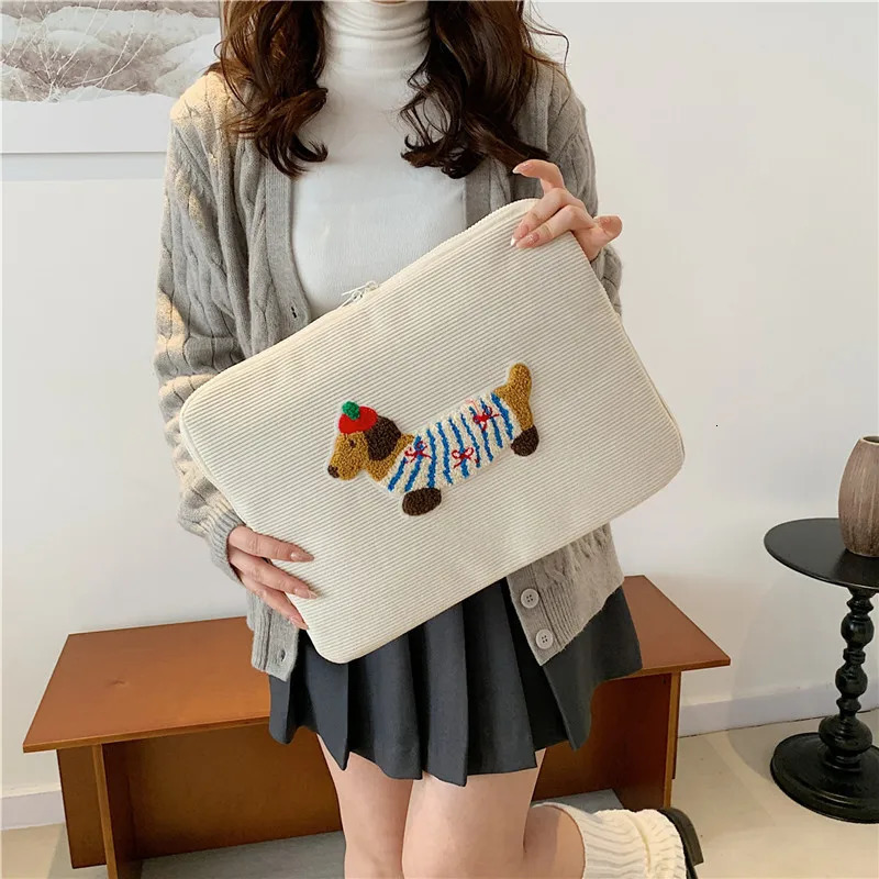 Computer Accessories Ins Cute Laptop Sleeves 13.3 14 15 15.6 Inch Cover For Air13.6 Pro16 Ipad 11 Shockproof Pouch Bag250403