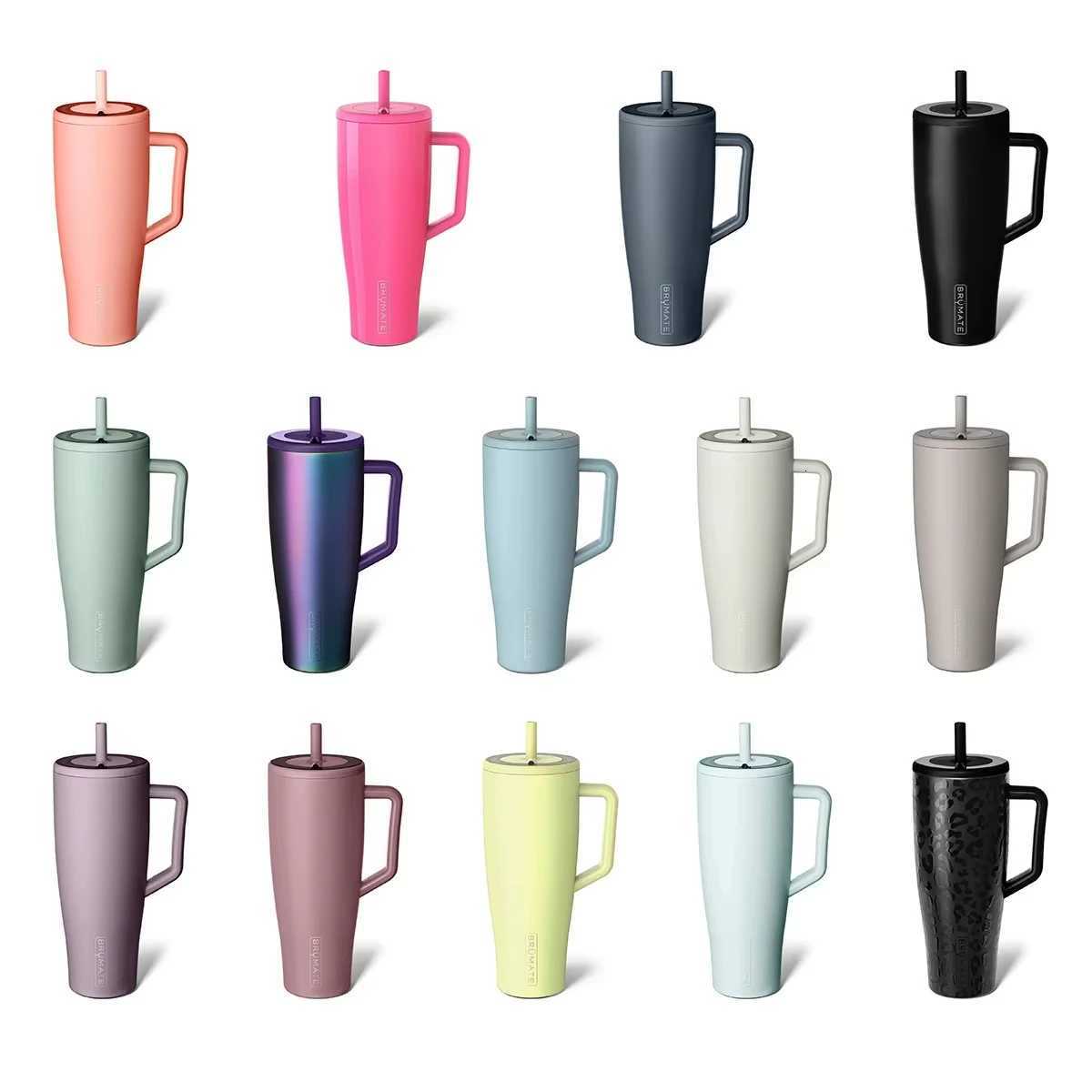 Fashionable cup 1L Large Capacity Water Bottles In Various Styles Insated Cups In Vacuum uCps Stainless Steel Ju And Milk Tea Car Cups Y251110
