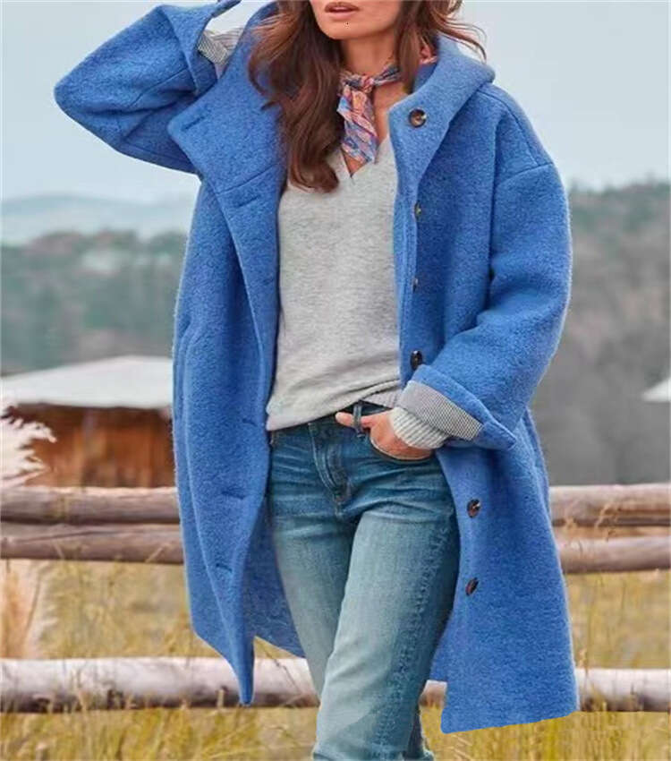 2025 Autumn Street Style Casual Trench Long Sleeve Loose Fit Women's Coat Winter Export Wholesale
