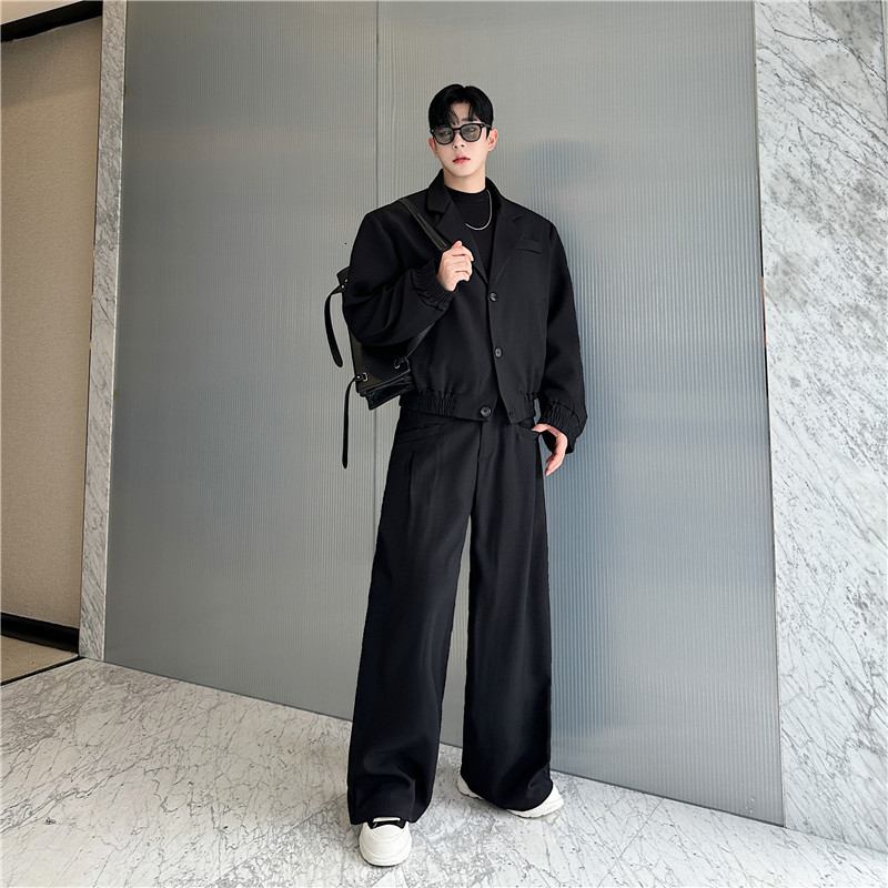 25 Spring New Trendy Fashionable Personality Loose Fit Wide-Leg Design Suit CF28-5215 241204