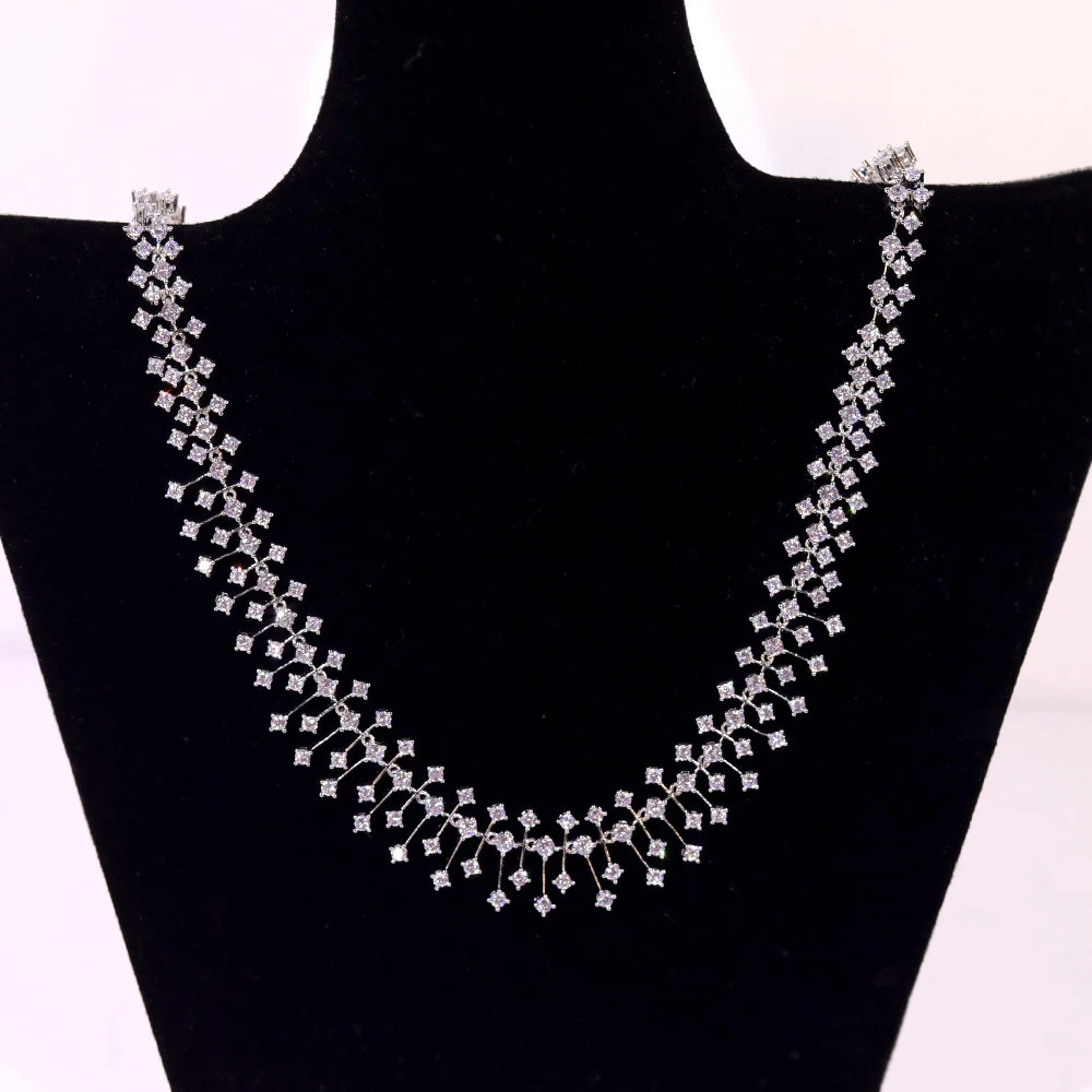 ASNORA Fashion CZ Bride Indian Jewelry Set for Women Water Drop Wedding Choker Necklace Girlfriend birthday Gifts X0520 250409