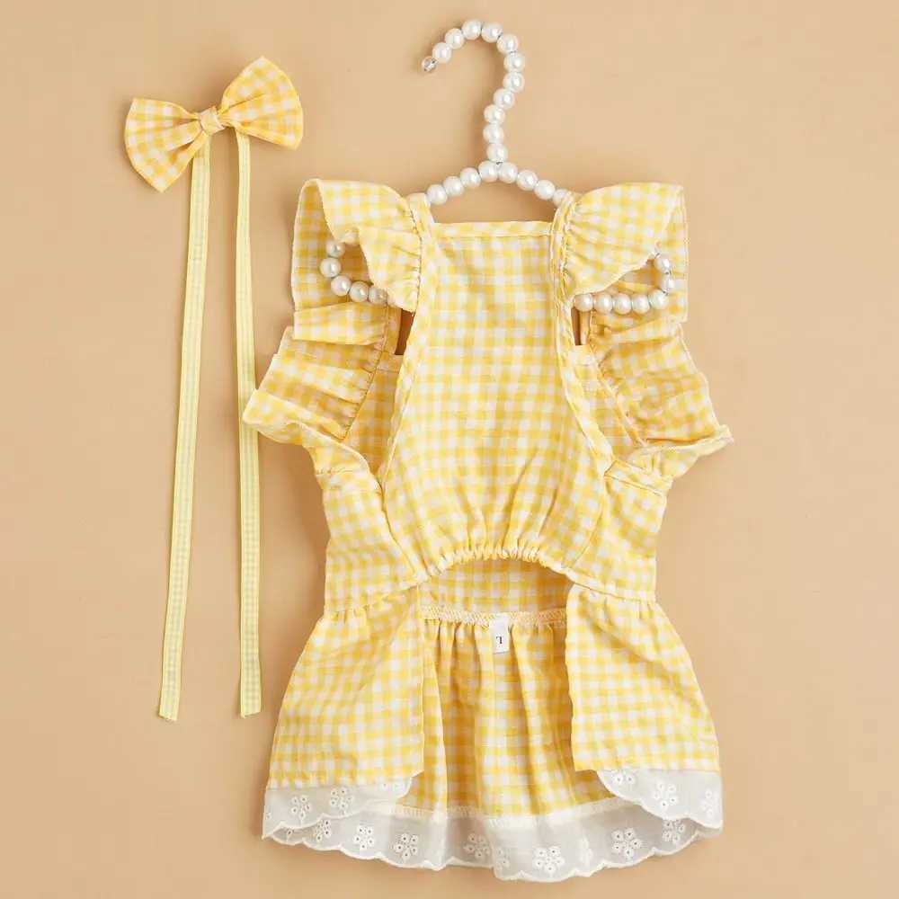 Fashion Sweet Pet Flying Sleeves Skirt Soft British Style Cat Princess Dress Elegant Cute Pet Costume Summer Spring J251110