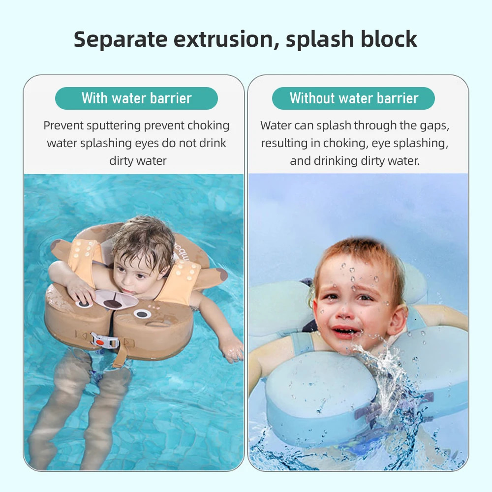 Mambobaby baby swimming floating waterproof ring childrens 372 months old 250321