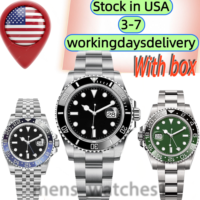 men's automatic mechanical ceramic watch 41mm all stainless steel sliding buckle watch sapphire luminous watch factory montre de luxe