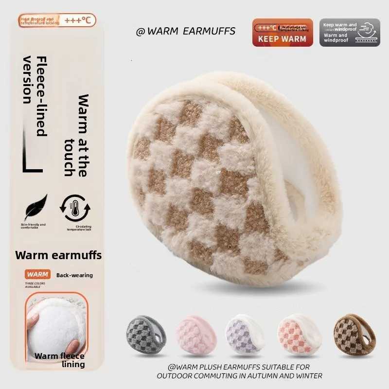 Unisex Fleece Earmuffs Thickened Foldable Warm Ear Protection for Winter Outdoor Use Unisex Fleece Earmuffs W251110