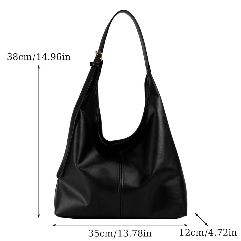 Handbag Handheld Single Shoulder Bill of Lading Retro Simple Large 250401