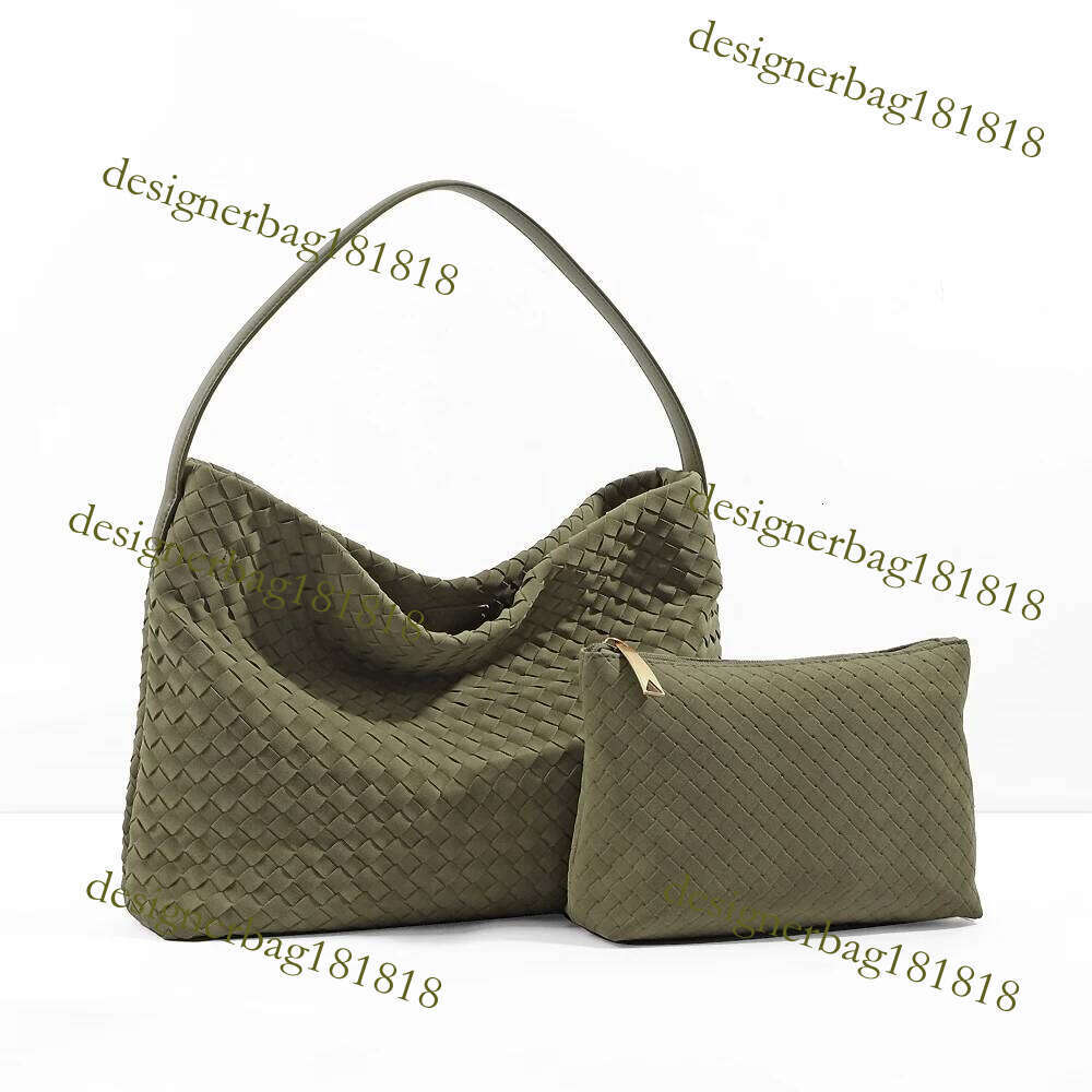 designer bag tote bag Women's Woven Handbag Suede Fashion Shoulder Designer Handbags and Purse 2025 Trend Female Tote bags Bucket Bag