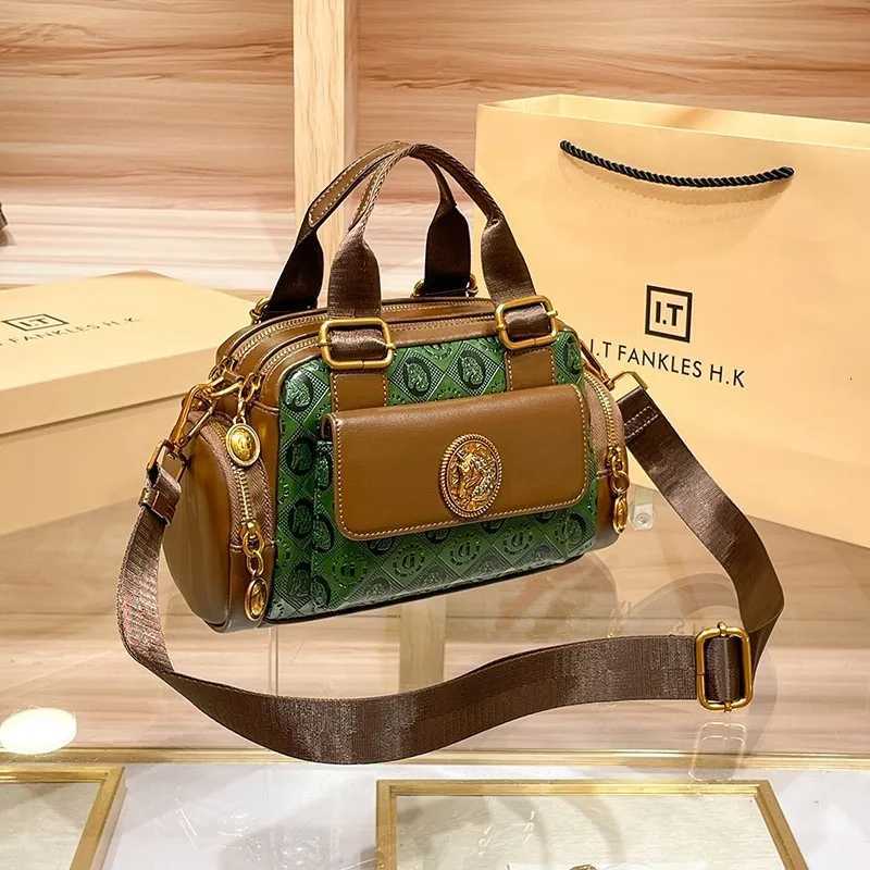 Brand Spring/Summer Boston Womens Bag Handheld Pillow Bag 2025 New High Fashion Single Shoulder Crossbody Bag for Women K251110