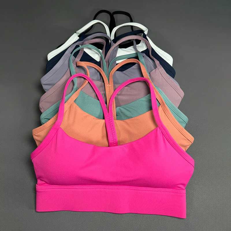 Sports yoga bra with Y-shaped back breathable and fast drying high-quality sports cycling fitness running womens braXJ250410