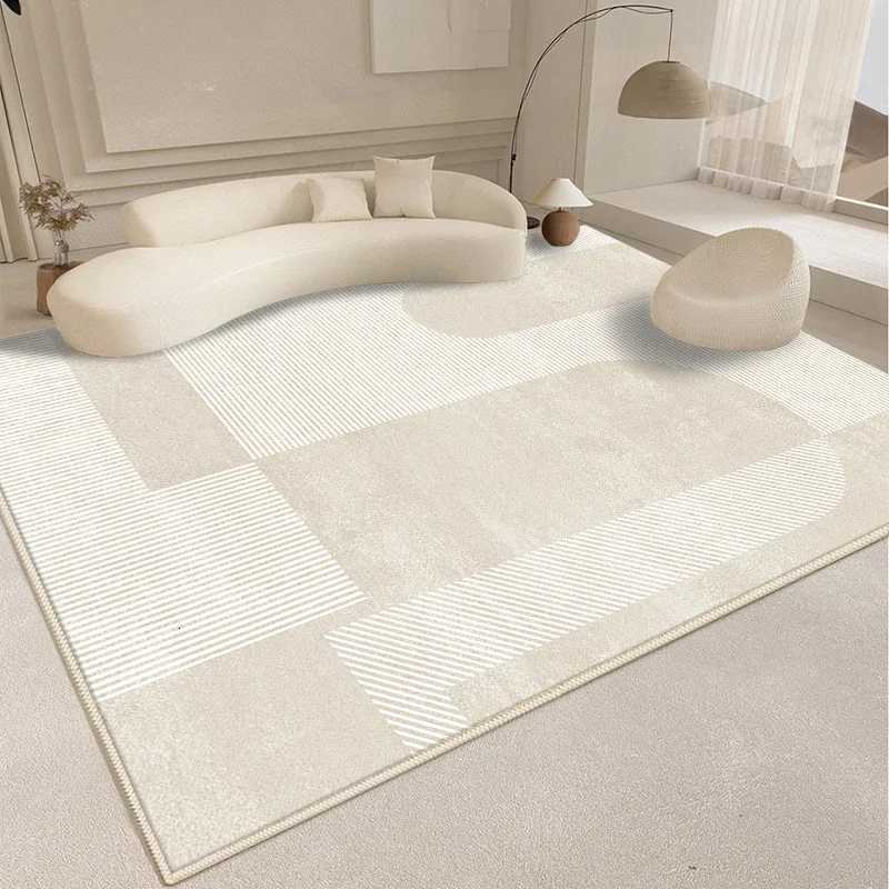 Minimsm Style Carpet Living Room Decoration Fluffy Soft Rugs for Bedroom Abstract Large Plush Rug Home Thickened Floor Mat Y251110