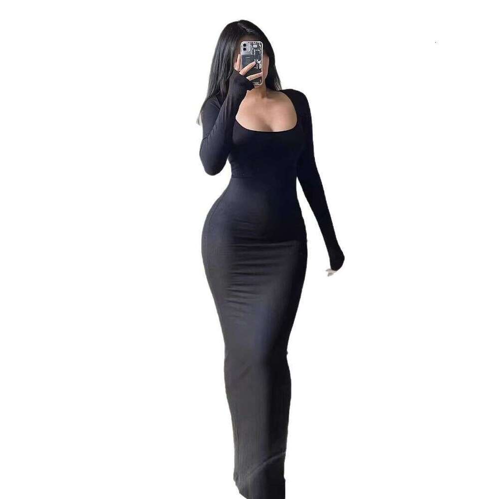 2025 New European and American Cross-Border Spring Summer Independent Station Slim Fit Long Bodycon Tight-Fitting Mermaid Women's Dress