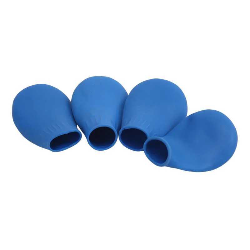 New 4 pieces of waterproof and anti slip rubber boots for pets suitable for small medium and large dogs cats outdoor shoes dog ankle boots and pet acc