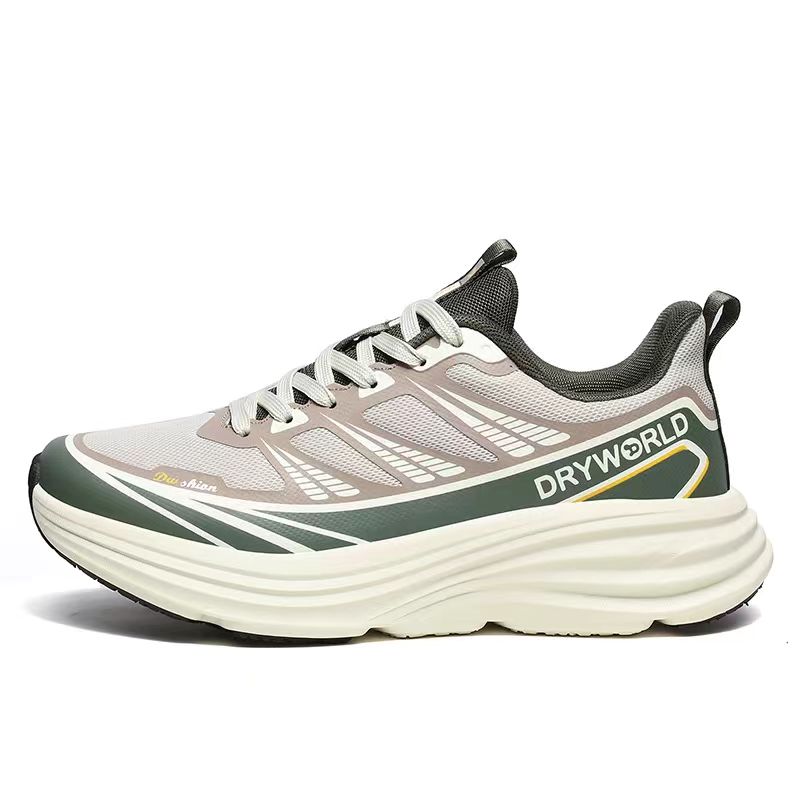 Men's running 2025 new autumn breathable sports men's thick-soled lightweight shock-absorbing leisure travel shoes