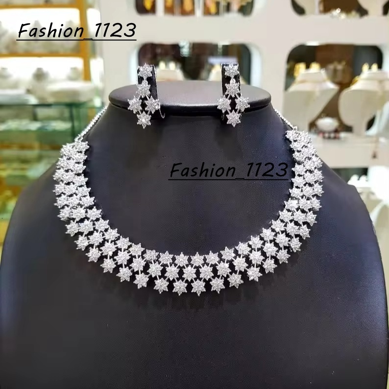 Fully White Moissanite Beautiful Dia Sterling Silver Gold Plated Cushion Cut Anklet with Earrings Customized Jewelry Unisex Gift