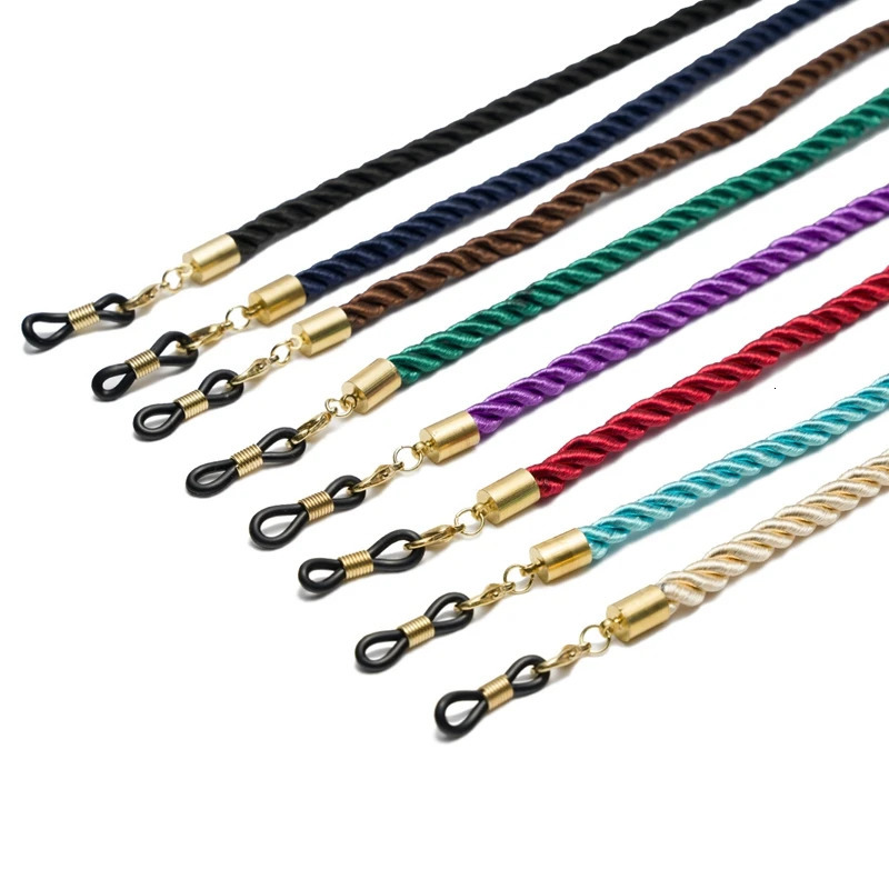 Fashion womens cross rope chain glasses chain gold sunglasses chain pendant necklace 250409