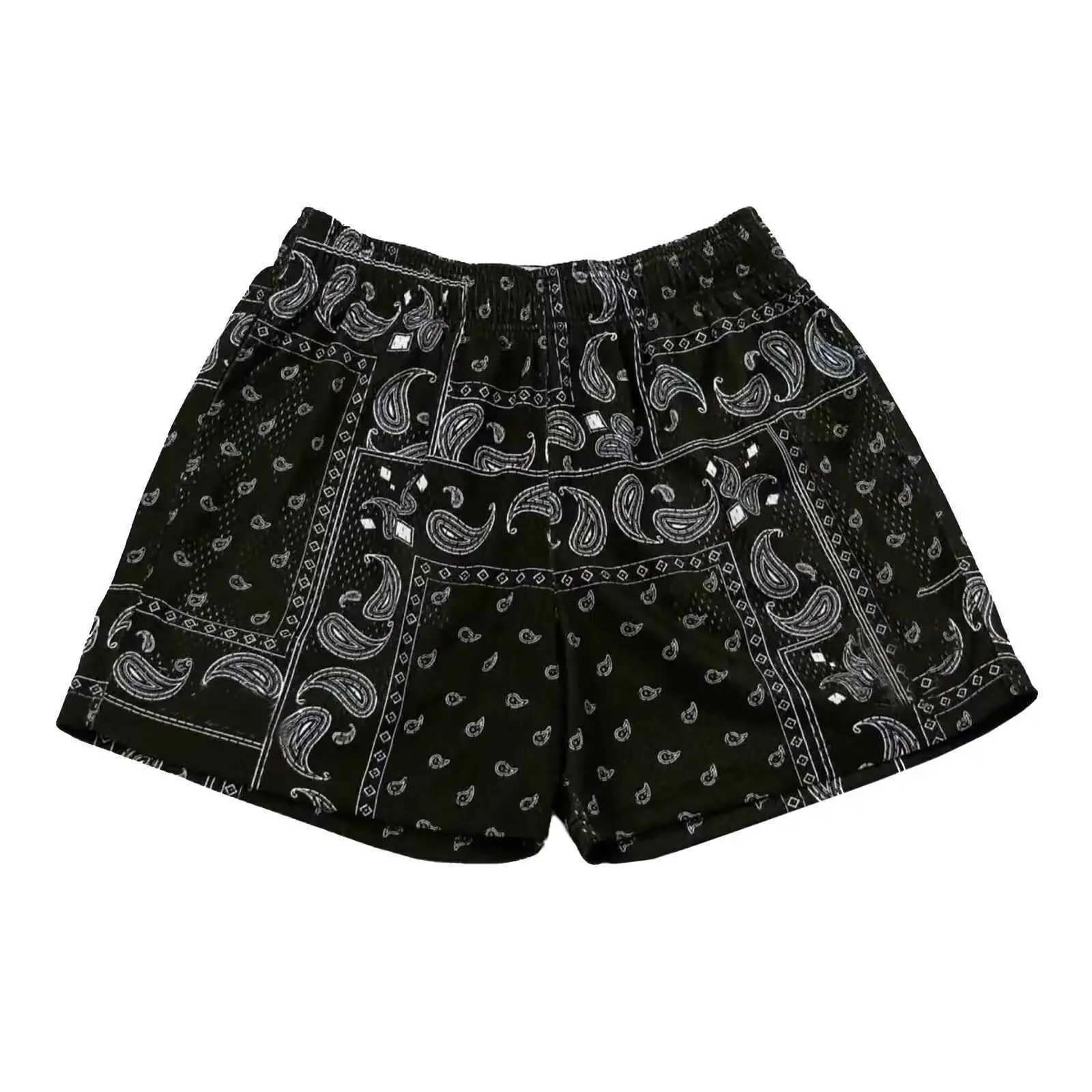 Mens Paisley Pattern Fashion Shorts for Boys Summer Cool Hawaii 3D Printed Casual Swimming Relay Quick Dry Surfboard Shorts X250410
