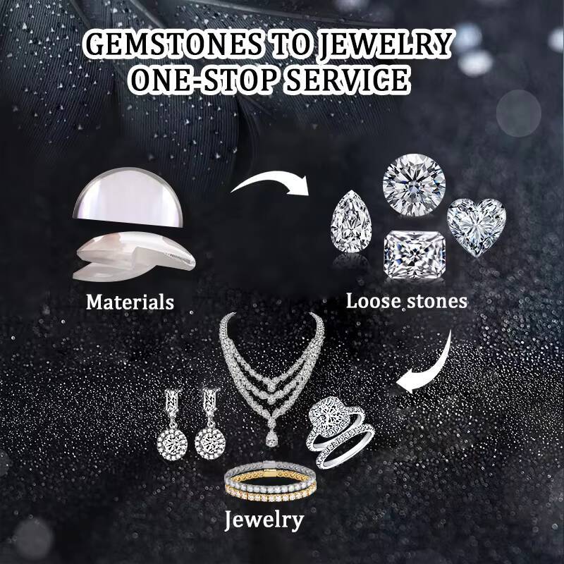 Starsgem Custom Mossonite Cuban 925 Sterling Silver Vvs Mossanite Diamond Hiphop Hip Hop Mens Moissanite Cuban Link Ring