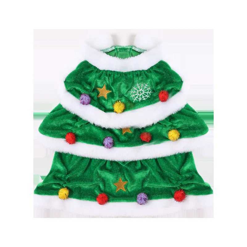 Dog Christmas Dress Christmas Sweater Pet Xmas OutfitsPet Fall Clothes for Dogs Girl Velvet Puppy Dresses Kitty Cat Apparel J251110