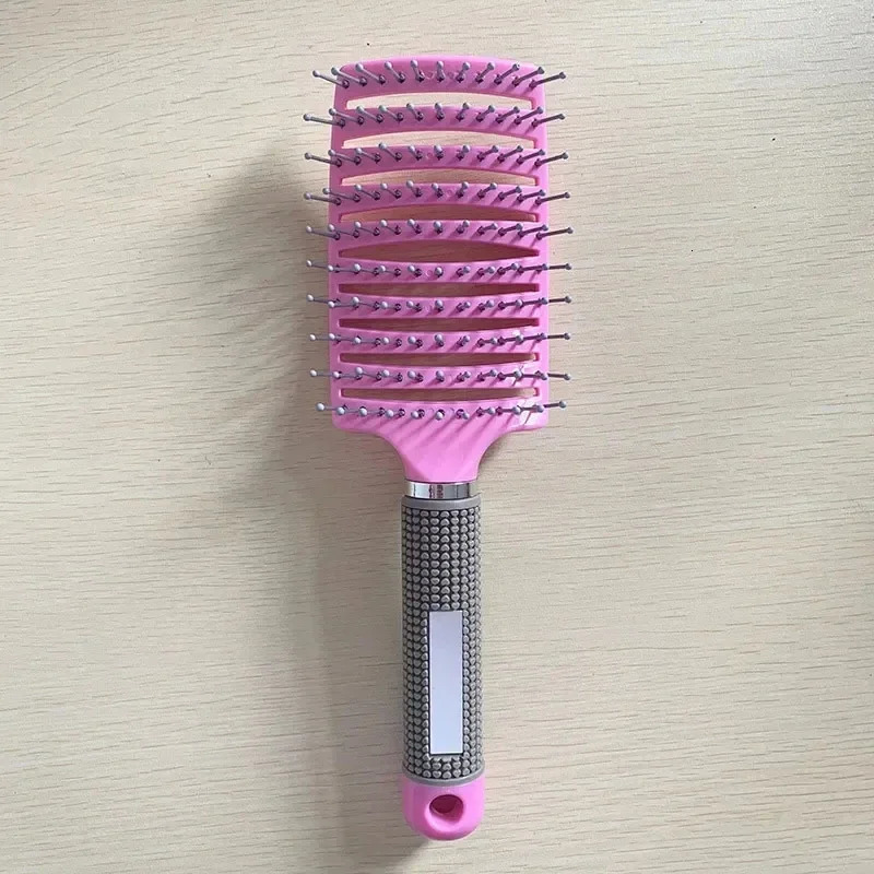 Curved Vented Professional Detangling Comb Portable Home Massage Hair Brush Styling Tools Fast Drying Barber Hairdressing Salon 251107