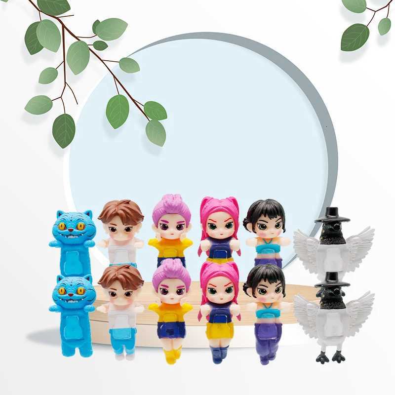 Kpop Demon Hunters Sonn Angel Series Blind Box Rumi Zoey Mira Rumi Figure Monster Hunt Girl Group Toy Phone Decoration Fans Gift Z251110