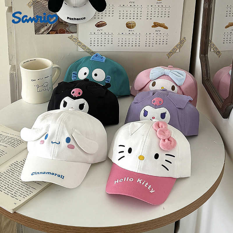 Sanrio Genuine Duckbill Cap Embroidered 3D Cute Cartoon Childrens Sun Protection UV Protection Hat H251110