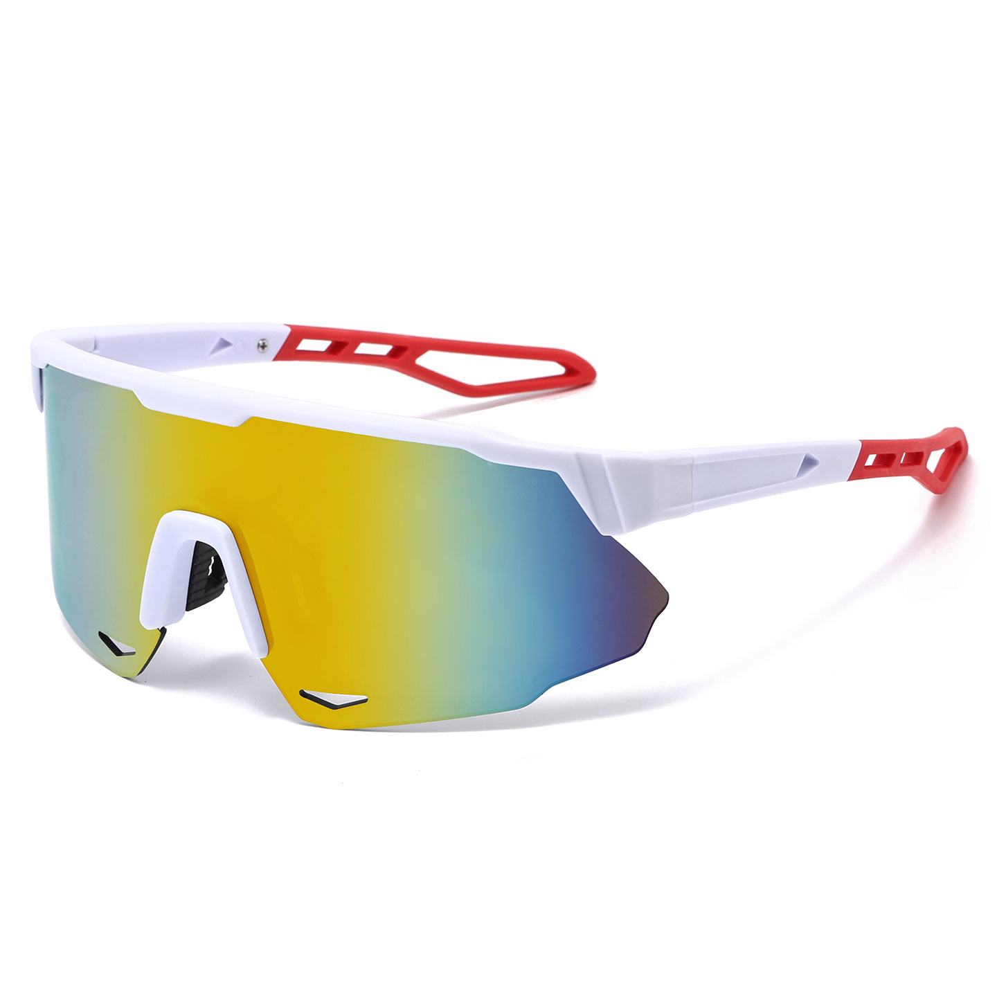 New Cross-Border European & American Style Vibrant Mountain Bike Cycling Glasses Outdoor Running Sports UV-Protective Coated Sunglasses
