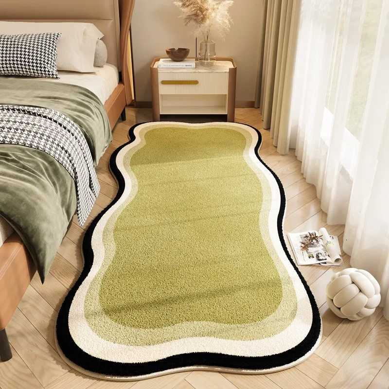 Irregular Bedroom Bedside Rug Soft Non-slip Floor Mat Carpet for Living Room Sofa Coffee Table Plush Bathroom Footmat Tapis Y251110