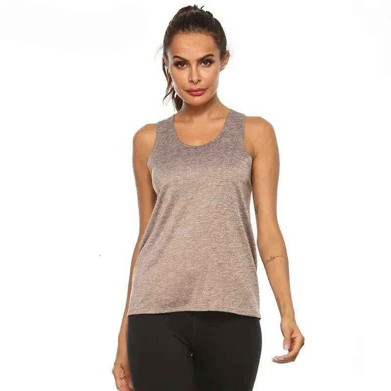 VEQSKING Plus Size Yoga Women Quick Dry Gymtank Running Sports Vest Sleeveless Fiess Crop Top Workout Racer Back Shirt