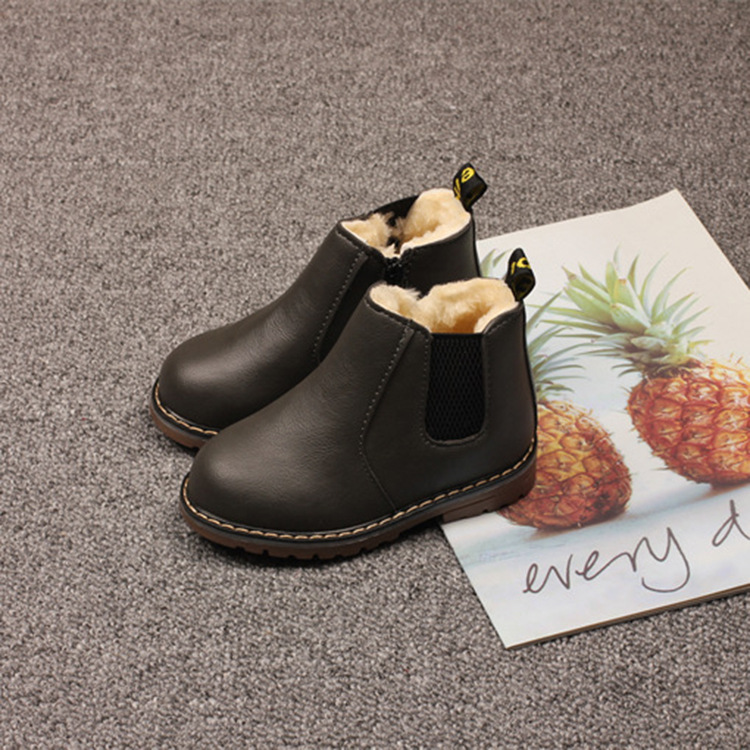 New Fashion Youth Winter Children Waterproof Non-Slip Walkfashion Boys Girls Cotton Shoes Kids Warm Outdoor Snow Boots Sizes 21 - 36 dh1922389