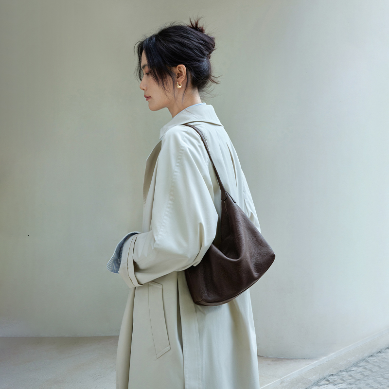 Leather texture armpit classic winter new item light luxury multifunctional shoulder bag designer crossbody bag women's dumpling bag