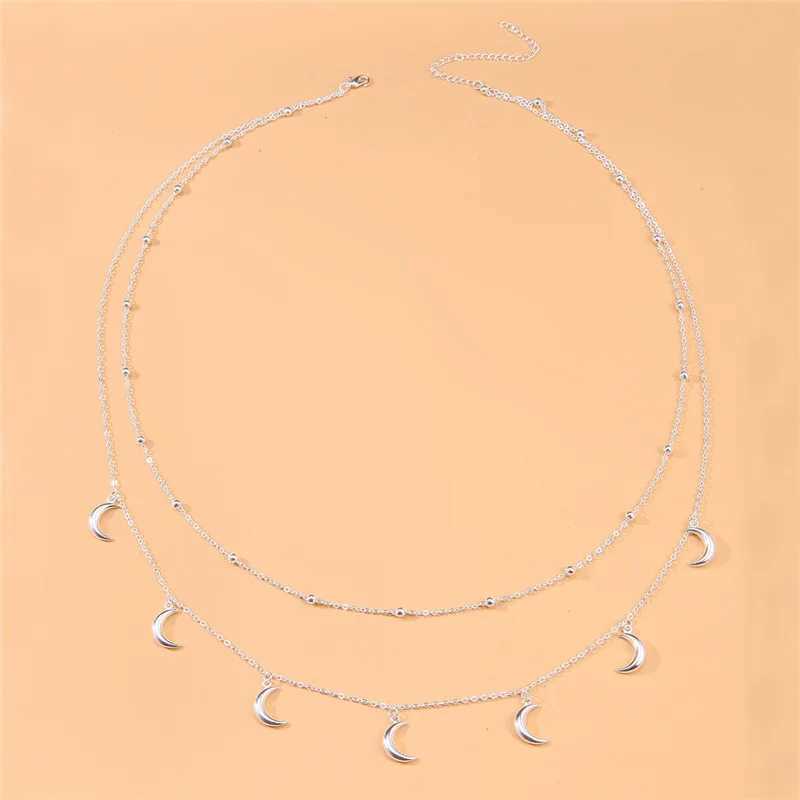 Sexy Retro Aesthetics Moon Belly Chain Thin Bead Chain Body Chain Waist Chain Strap Street Clothing Summer Literature Fashion Body Jewelry X250410